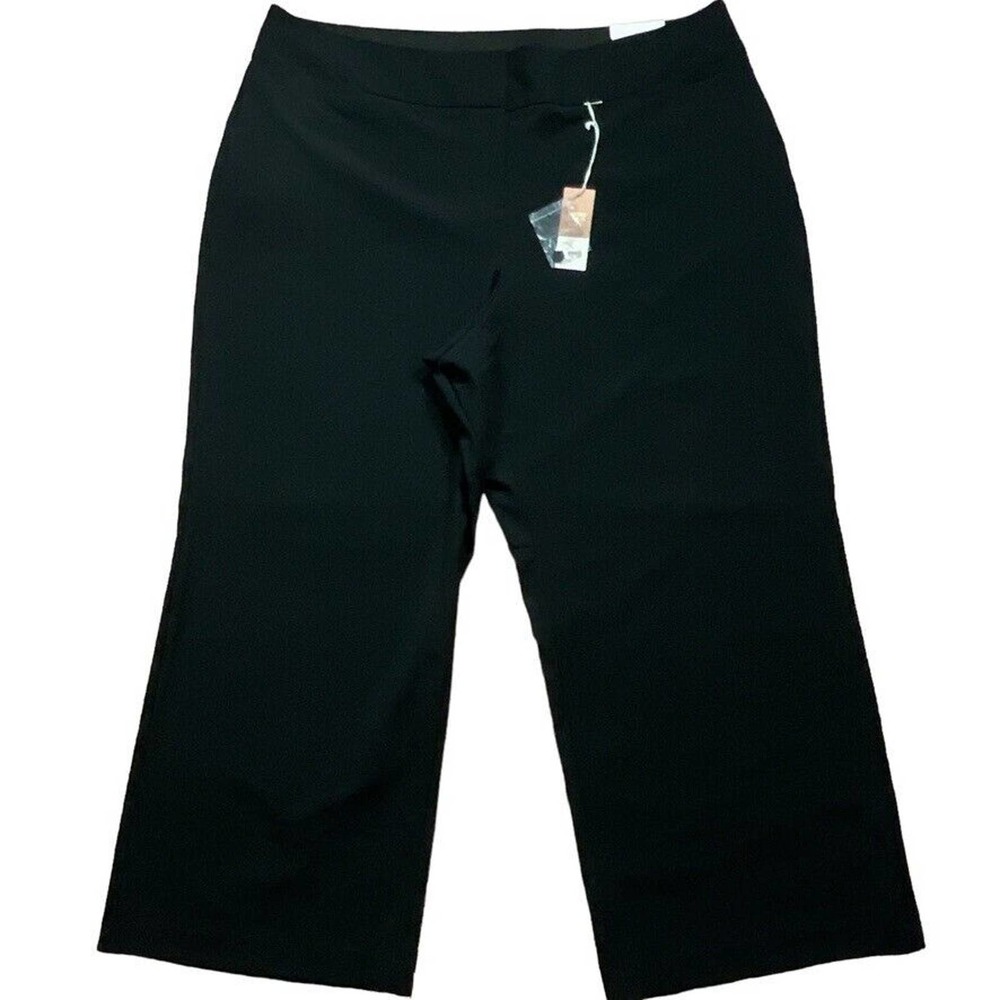 Lane Bryant Womens Pants sz 24 new nwt $60 Black Career Dress Allie Straight x32